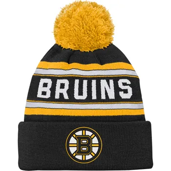 Čepice Čepice Outerstuff Jacquard Cuffed Knit YTH, Dětská, Boston Bruins Outerstuff
