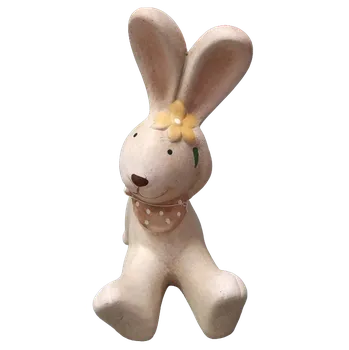 Velikonoční dekorace Velikonoční zajíček ps2879 (keramika zajíc)