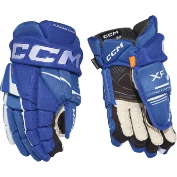 Hokejové rukavice Rukavice CCM Tacks XF SR, Senior, 13", modrá-bílá CCM