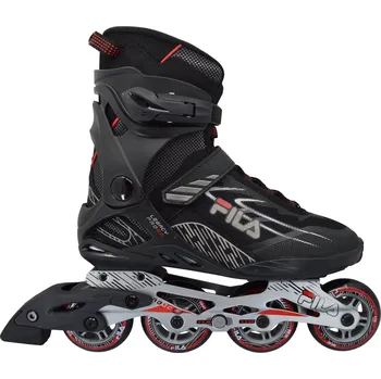 Kolečkové brusle Fila Legacy Pro 80 Black/Red, 12.0, 47, 4x, 80 Fila