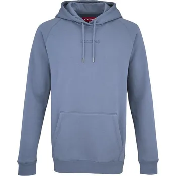 Pánské oblečení Mikina CCM Core Pullover Hoodie SR, modrá, Senior, XL CCM