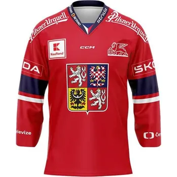 Reprezentační dres CCM s reklamou červený, Senior, červená, M CCM