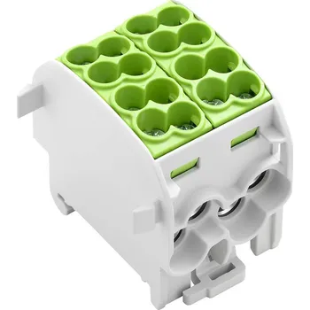 Rozvaděč Weidmüller 2731240000 blok rozvaděče šroubovací zelená 1 ks