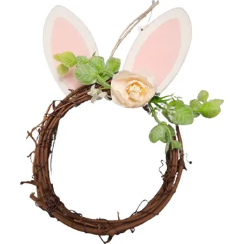 Velikonoční dekorace Velikonoční věneček ph1966 ( zajíček uši)