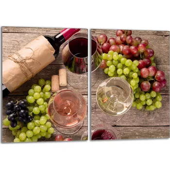 Kuchyňské prkénko Krájecí deska TMK ArtDeko sklo 2 ks