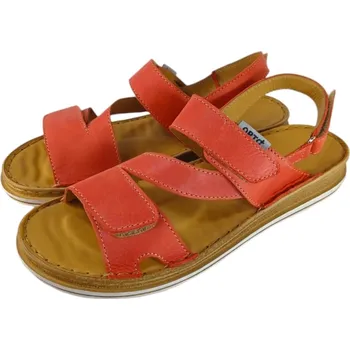 Dámské sandále 43244 - kožené zdravotní sandály s možností vlastní barvy a nožních podpor 38