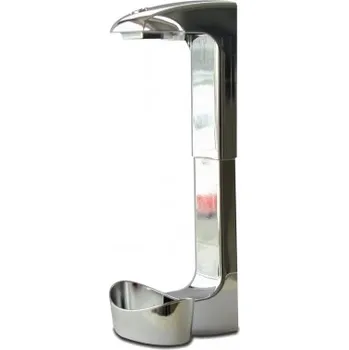 Dávkovač mýdla Click&Go! držák lahve stříbrný lesklý