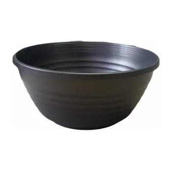 Květináč Žardinka Gloria antracit 30x12 (plastová miska)