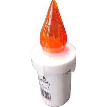 Svíčka Svíčka na baterie oranžové světlo (hřbitovní svíčka problikávající světlo)