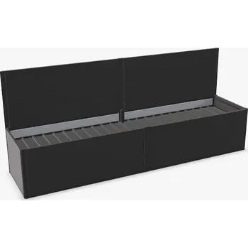 Stojan na květiny Biohort Zástěna na ochranu soukromí 400 - tmavě šedá metalíza (1ks - příslušenství Biohort Belvedere)