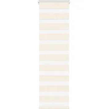 Roleta vidaXL Zebra roleta 50x150 cm šířka látky 45,9cm polyester [4014745] Barva: Mramorově béžová