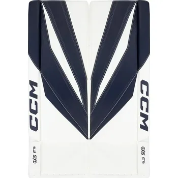 Brankářské betony Betony CCM Axis F9 INT, Intermediate, 30+1", bílá-tmavě modrá CCM