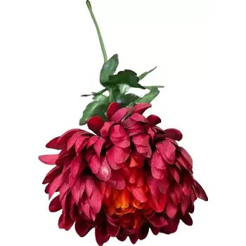 umělá květina Chryzantéma vínová