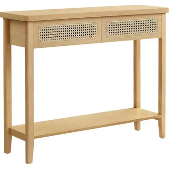 Konzolový stolek VASAGLE Boho LNT016Y57 100 x 30 cm světle hnědý