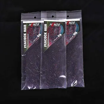 Umělá nástraha HENDS PEACOCK HAIR - HPC05 - Black/Violet/Red peacock