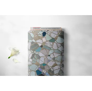 Orbytex Kočárkovina metráž šíře 160 cm, nepromokavá látka, vzor kamínky