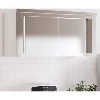 Kuchyňská skříňka vidaXL Kuchyňská nástěnná skříňka s posuvnými dvířky nerezová ocel [376442]