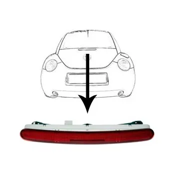 Zadní světlomet Přídavné brzdové světlo VAN WEZEL 5803929