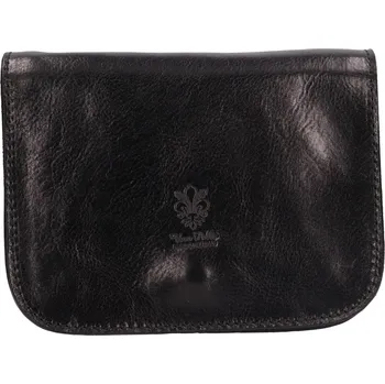 Kabelka Dámská crossbody kožená kabelka Italia Helen - černá