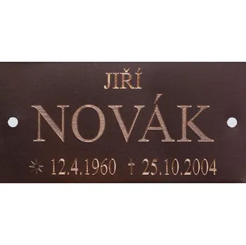 Speciální papír Štítek, černá, 100 x 50 mm