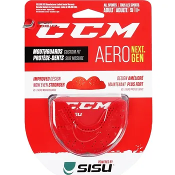 Chránič hlavy Chránič zubů CCM Sisu Aero, Senior, S, bílá CCM