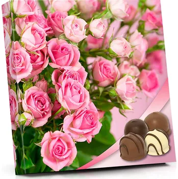 Bonboniéra Selllot, s.r.o., K Hájům 34, 155 00 Praha 5 - Vyrobeno v Belgii Růže - výběr belgických pralinek Belgian 200 g