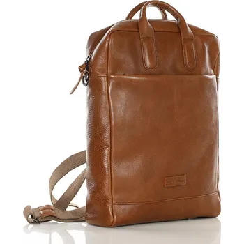 Městský batoh Elegantní velký dámský batoh prémiová kožená taška