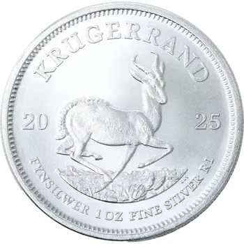 Rand Refinery Stříbrná investiční mince Krugerrand 1 Oz | 2025 | 31,1 g