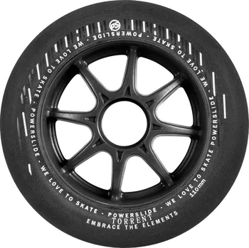 Kolečkové brusle Kolečka Powerslide Torrent Rain (4ks), 84A-70A, 100 Powerslide