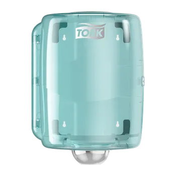 Zásobník na papírové ručníky Tork maxi zásobník tyrkys - role se středovým odvíjením /W2/