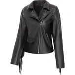 Stars & Stripes Bunda kožená Amber Stars & Stripes, dámská, černá L