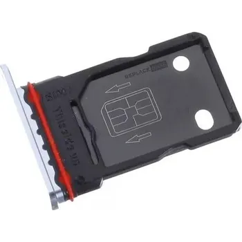 Pouzdro na mobilní telefon Oneplus 9 Pro SIM tray střibrný, držák, šuplík