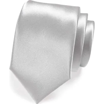 Kravata Pánská kravata stříbrná