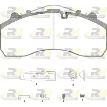Brzdová destička ROADHOUSE Sada brzdových destiček RDH JSX 2637.20