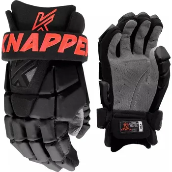Hokejové rukavice Dámské hokejbalové rukavice Knapper AK5 SR, Senior, černá-oranžová, 13" Knapper
