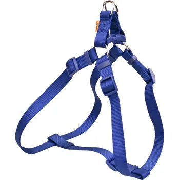 Postroj pro psa BAFPET Popruhové kšíry JEDNOBAREVNÉ Barva: Modrá, Rozměr: 10mm x OH 26-38cm 18411J