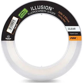 Fox Fluorocarbon Illusion Leaders Varianta:: 40lb 18.2kg (0.60mm) x 50m - Clear