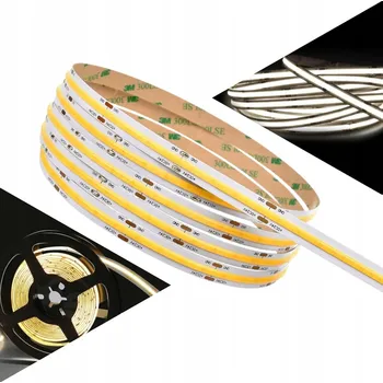 LED páska LED pásek COB Premium 24V 15W/m 3000K Teplá bílá 5m - Vysoká kvalita!