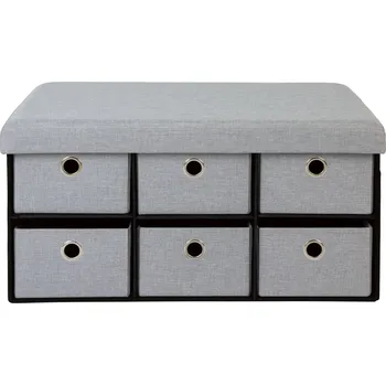 LIVARNO home Lavice s úložným prostorem (světle šedá)