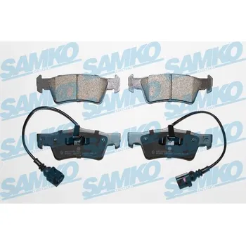 Brzdová destička Sada brzdových destiček, kotoučová brzda SAMKO 5SP1667