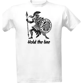 Tričko s potiskem Spartan tribal hold the line pánské