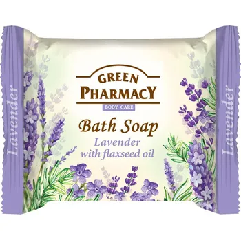 Mýdlo Green Pharmacy toaletní mýdlo s levandulí a lněným olejem 100 g