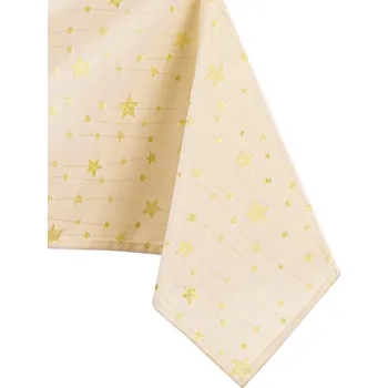 ubrus Ubrus AmeliaHome STAR DUST zlatý, velikost 140x400