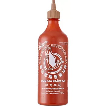 Omáčka Flying Goose Chilli omáčka Sriracha s extra česnekem 730 ml