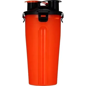 Miska pro psa Surtep Cestovní láhev na vodu a granule, barva Oranžová