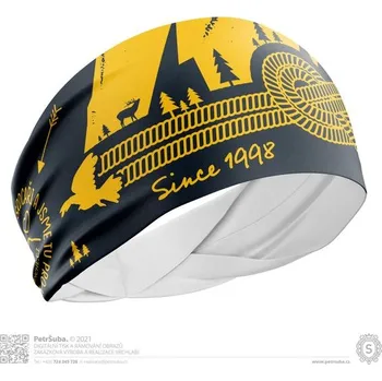 Čelenka Čelenka Namche Climbing černá se žlutou