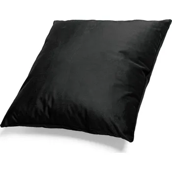 Polštář Mikroplyšový povlak na polštář 50x50 cm Černý