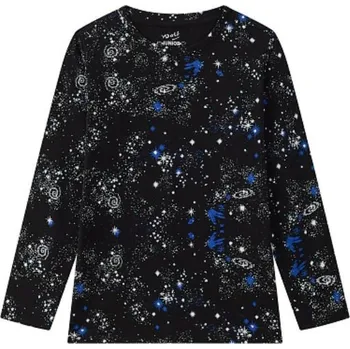 DÍVČÍ TRIČKO černé Wolf S2443B (Dívčí tričko dlouhý rukáv)