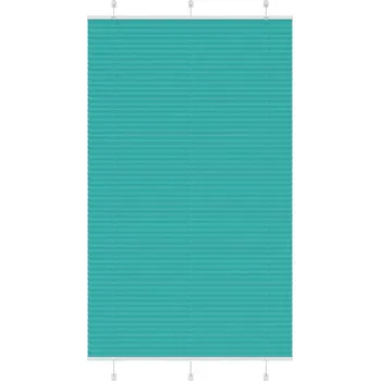 Roleta vidaXL Plisovaná roleta 120x200 cm Šířka látky 119,4cm Polyester [4015266] Barva: Petrolejově zelená