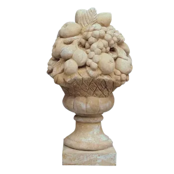 Zahradní dekorace Váza s ovocem na podstavci 43kg